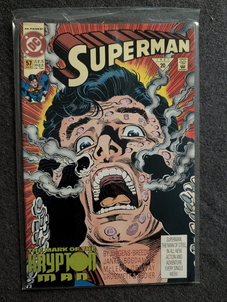 Superman #57 front cover
