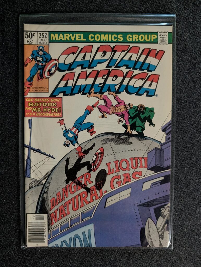 Captain America #252 front cover