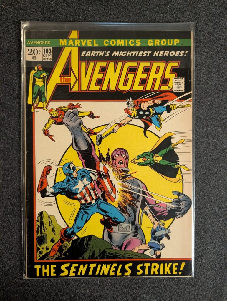 The Avengers #103 front cover