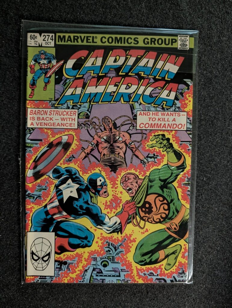 Captain America #274 front cover