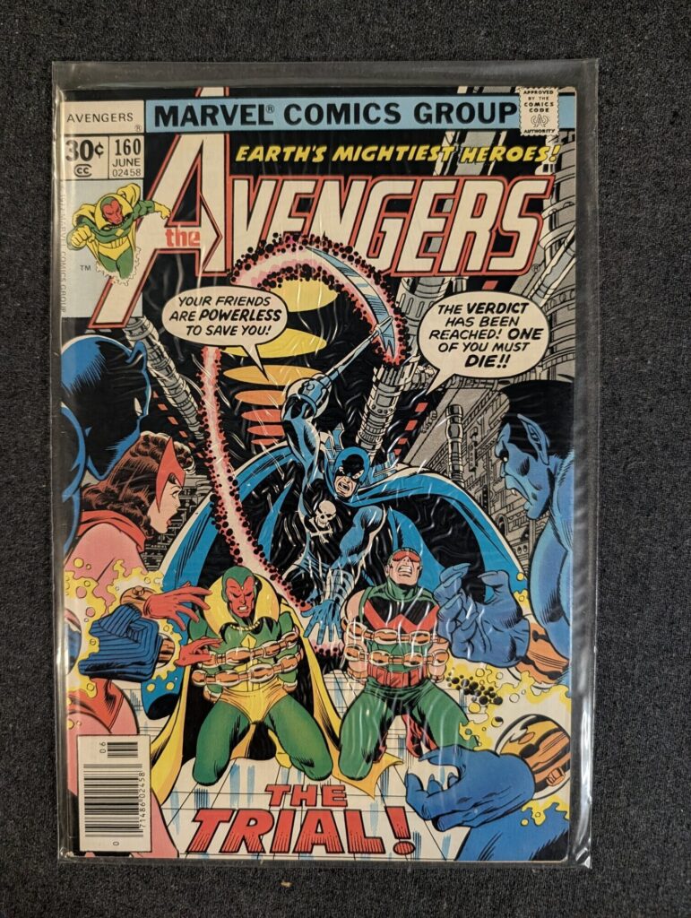 The Avengers #160 front cover