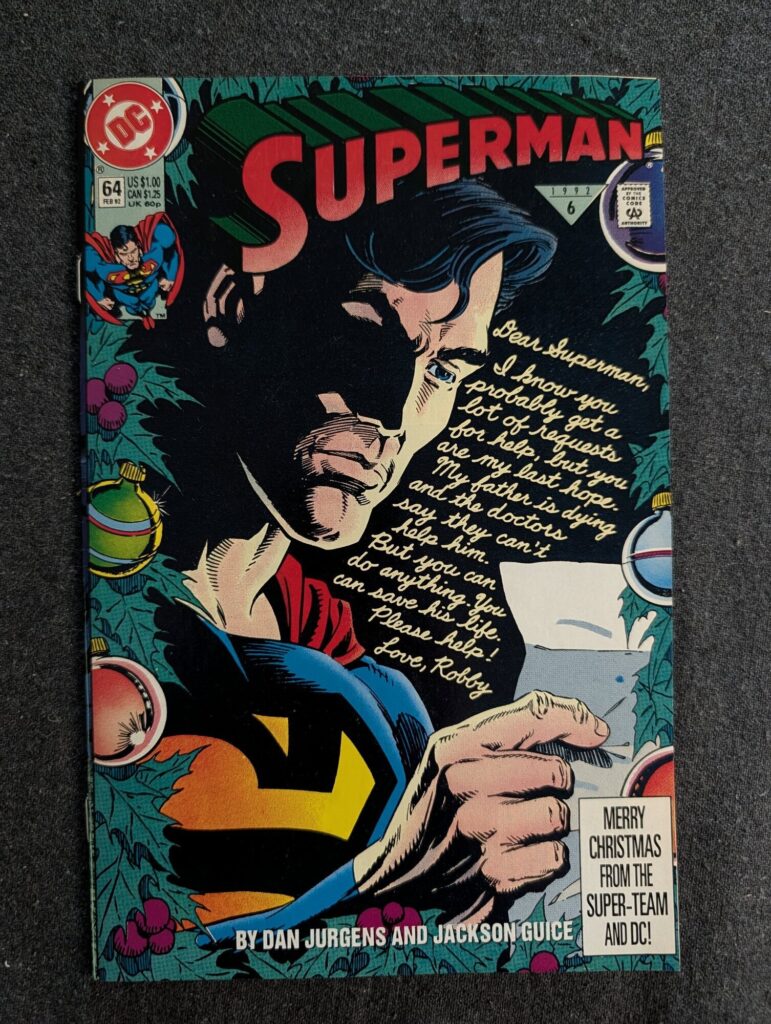 Superman #64 front cover