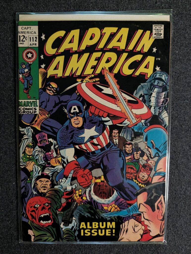 Captain America #112 front cover