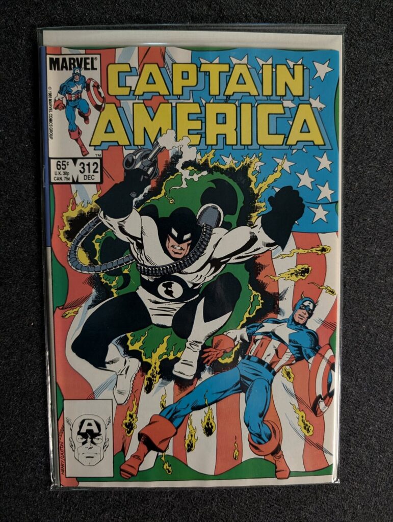 Captain America #312 front cover