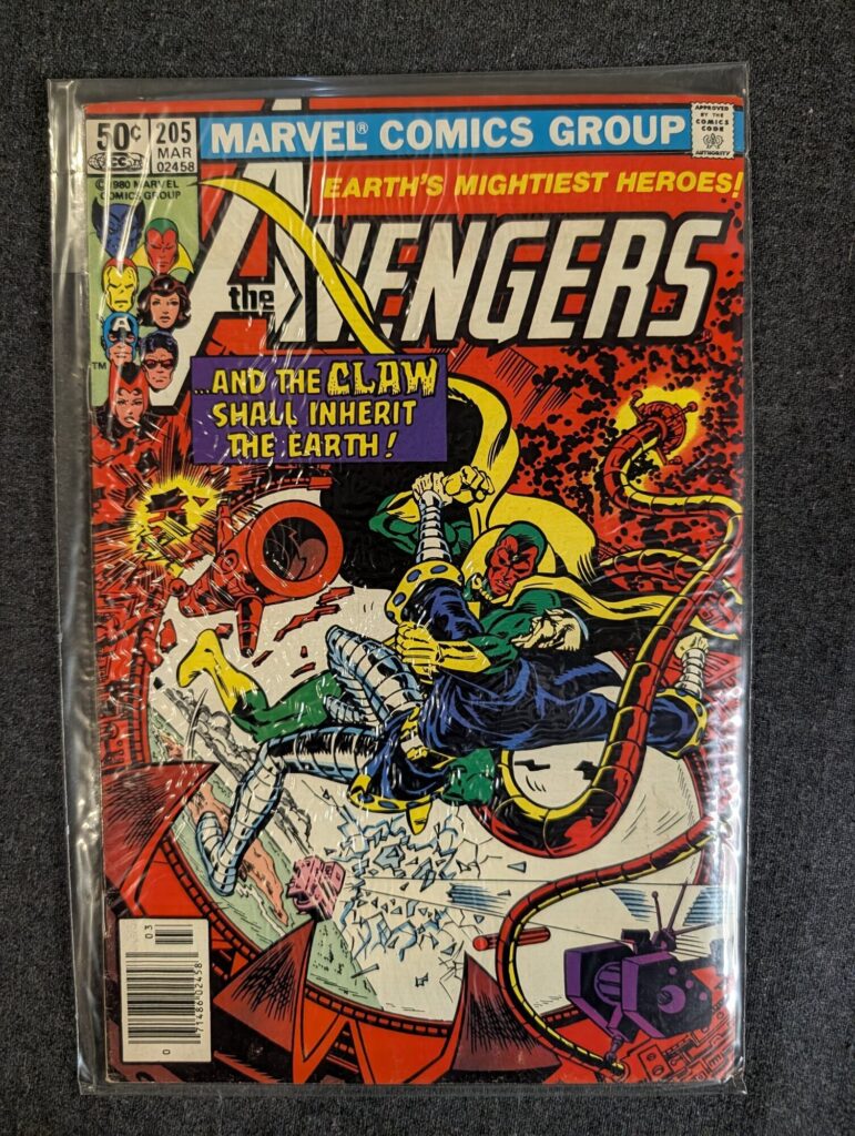 The Avengers #205 front cover
