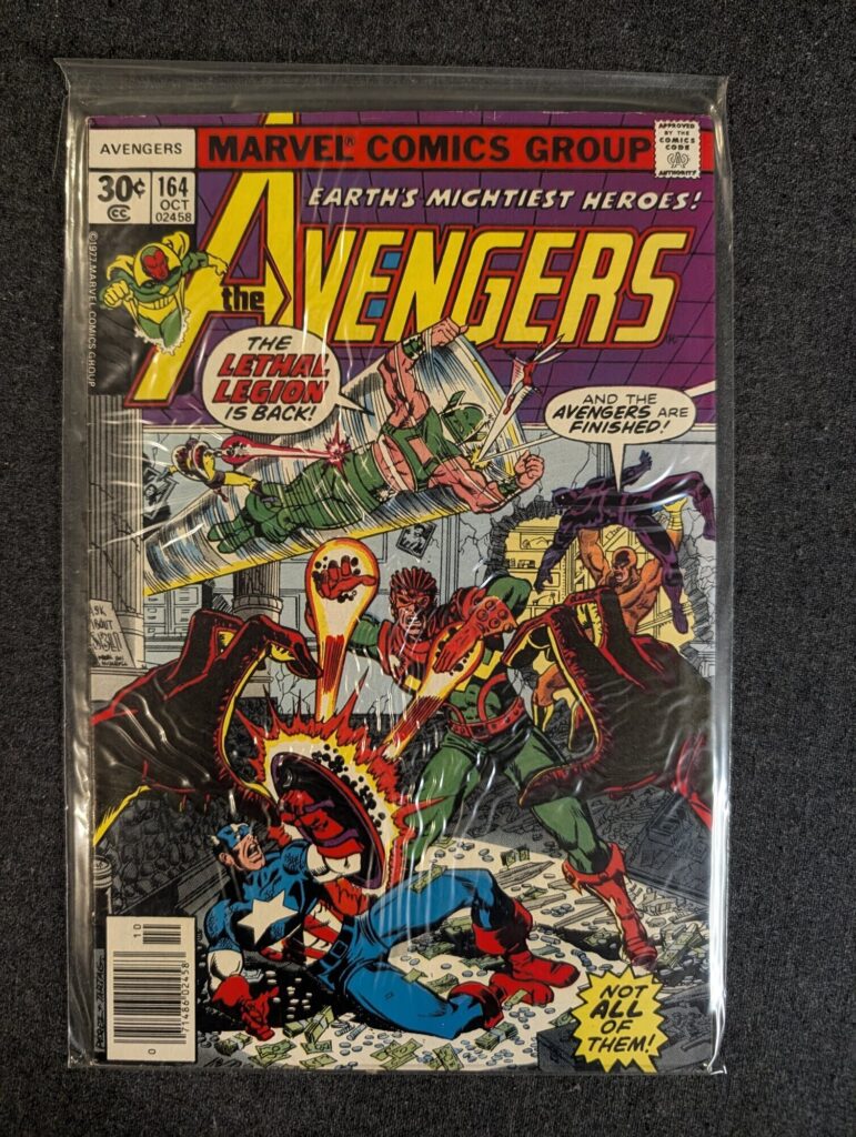 The Avengers #164 front cover