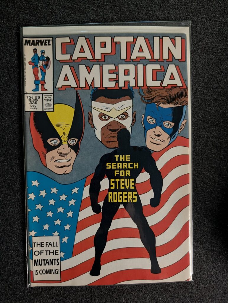 Captain America #336 front cover