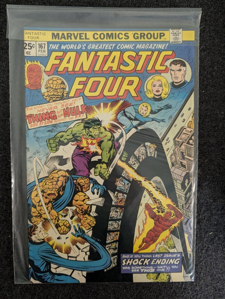 Fantastic Four #167 front cover