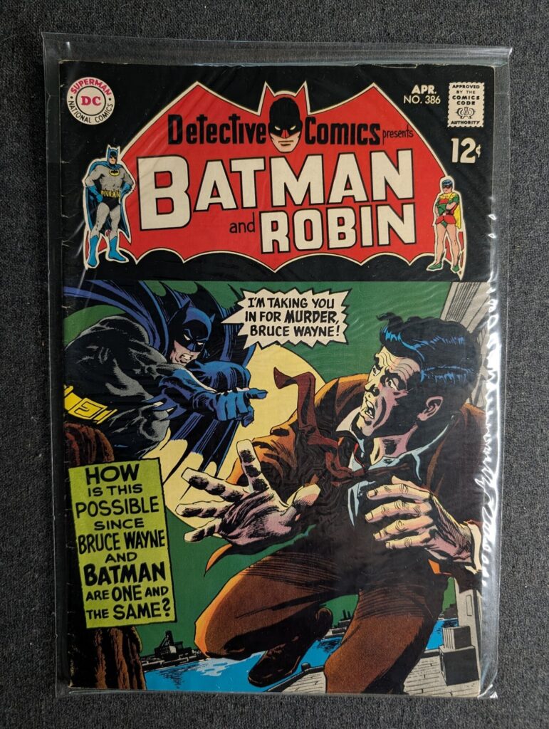 Detective Comics #386 front cover