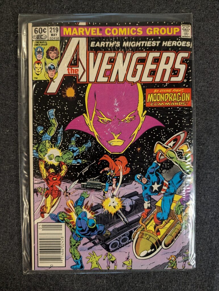 The Avengers #219 front cover