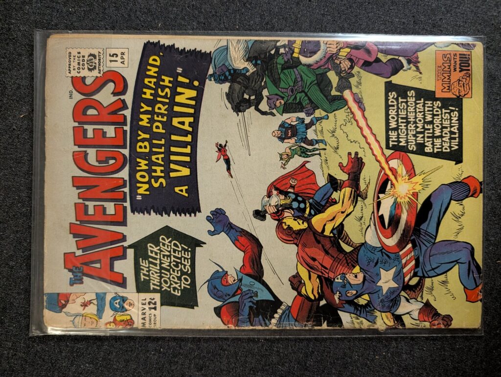 The Avengers #15 front cover