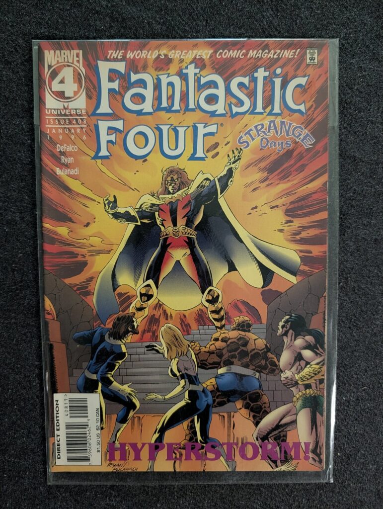 Fantastic Four #408 front cover