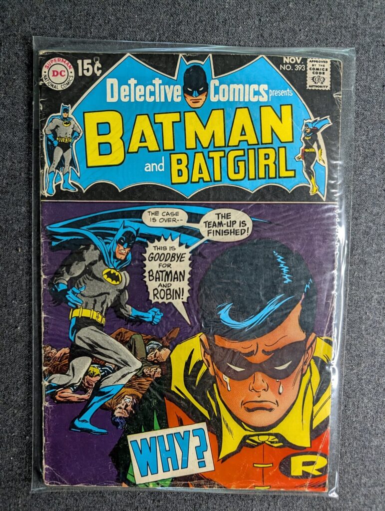 Detective Comics #393 front cover