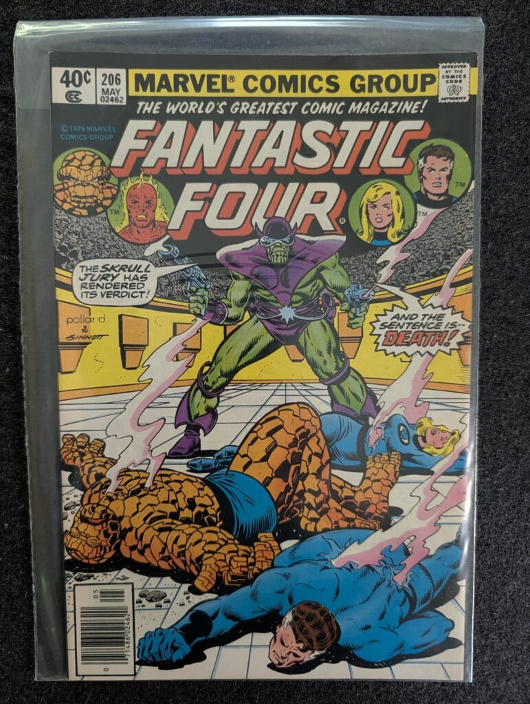 Fantastic Four #206 front cover