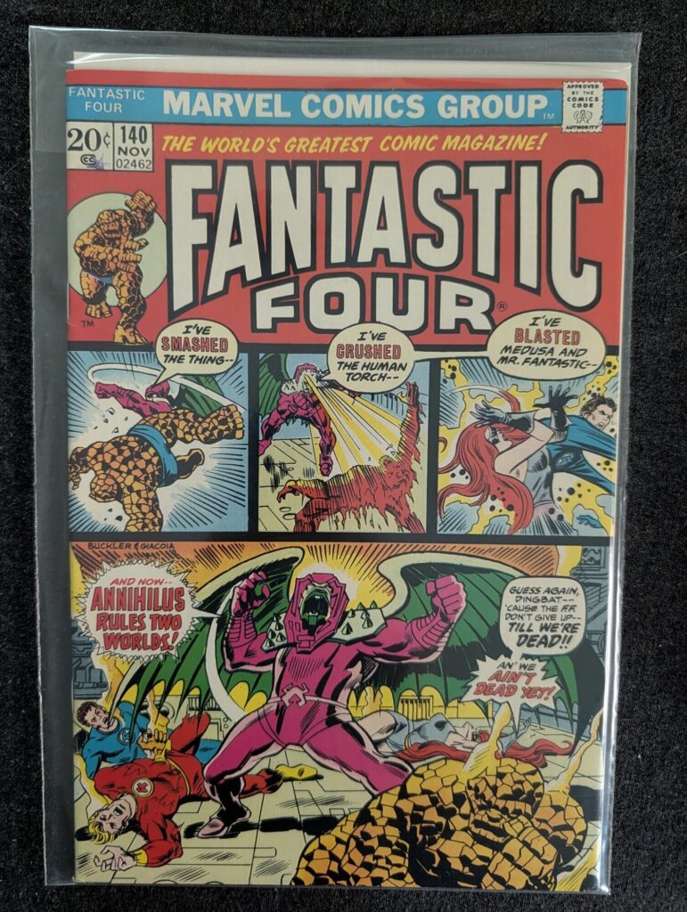 Fantastic Four #140 front cover
