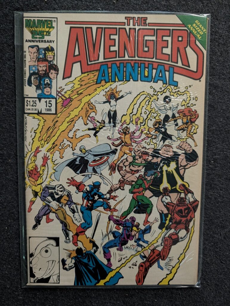 Avengers Annual #15 front cover