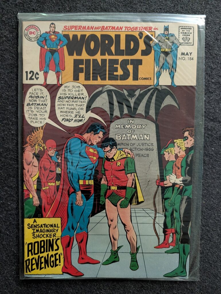 World's Finest Comics #184 front cover