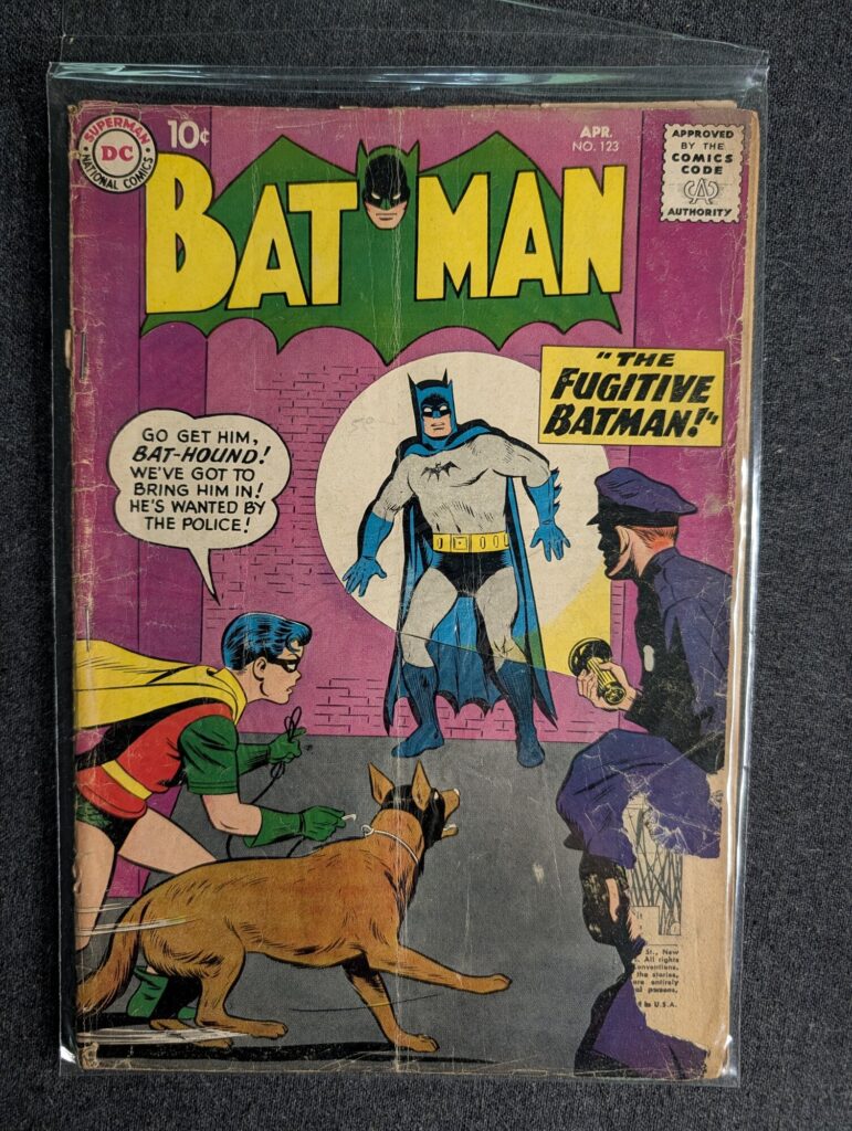Batman #123 front cover