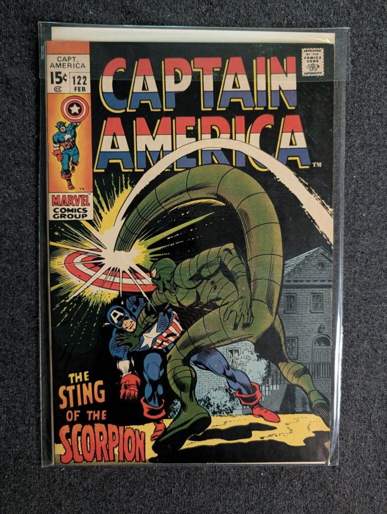 Captain America #122 front cover
