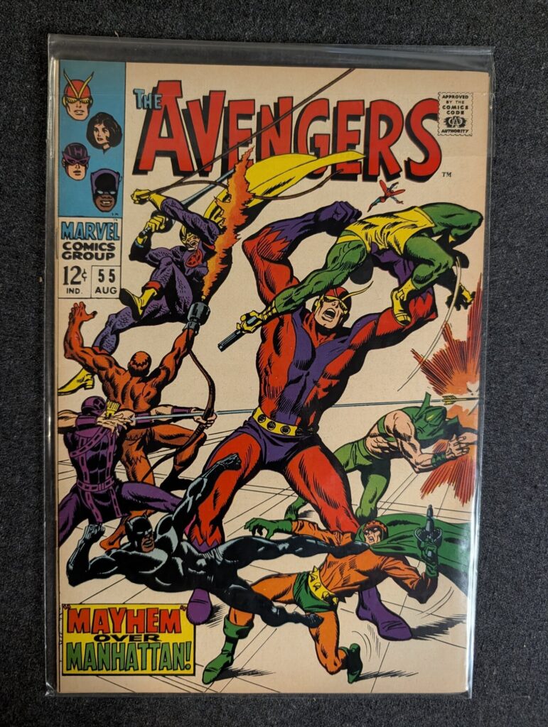 The Avengers #55 front cover