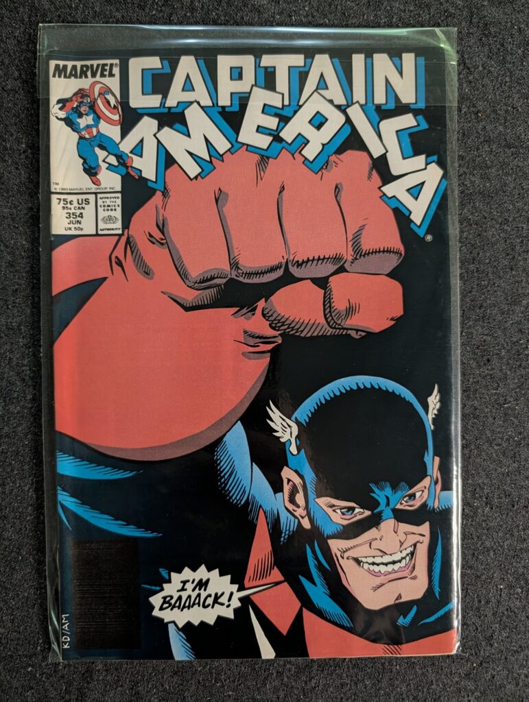 Captain America #354 front cover