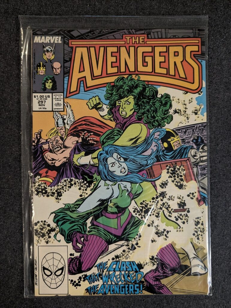 The Avengers #297 front cover