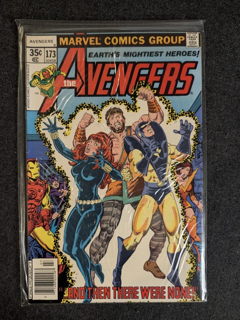 The Avengers #173 front cover