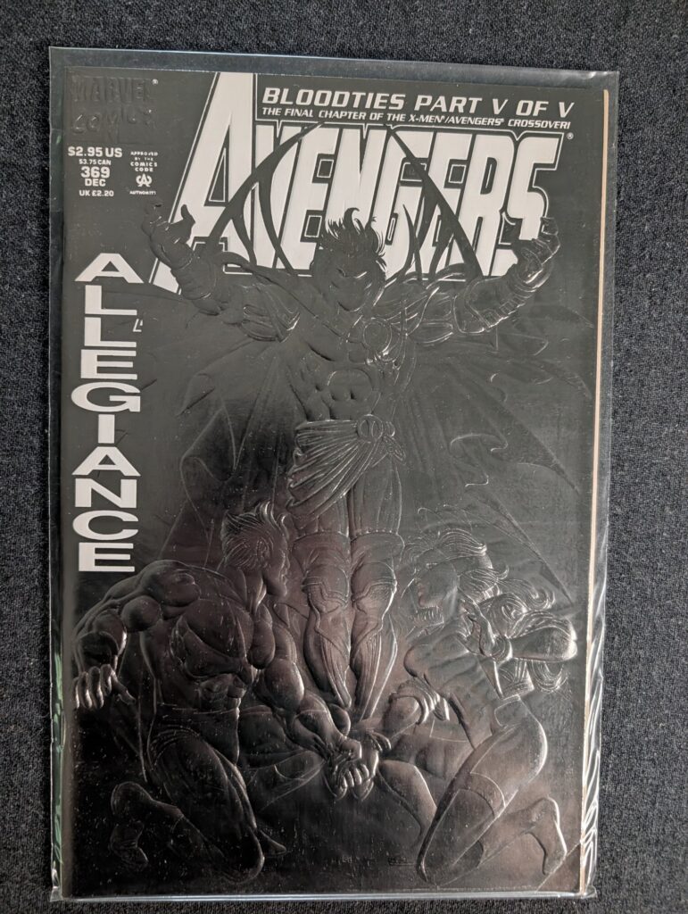 The Avengers #369 front cover