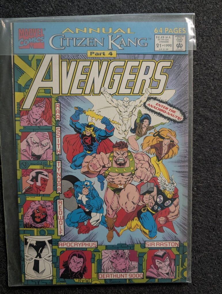 Avengers Annual #21 front cover
