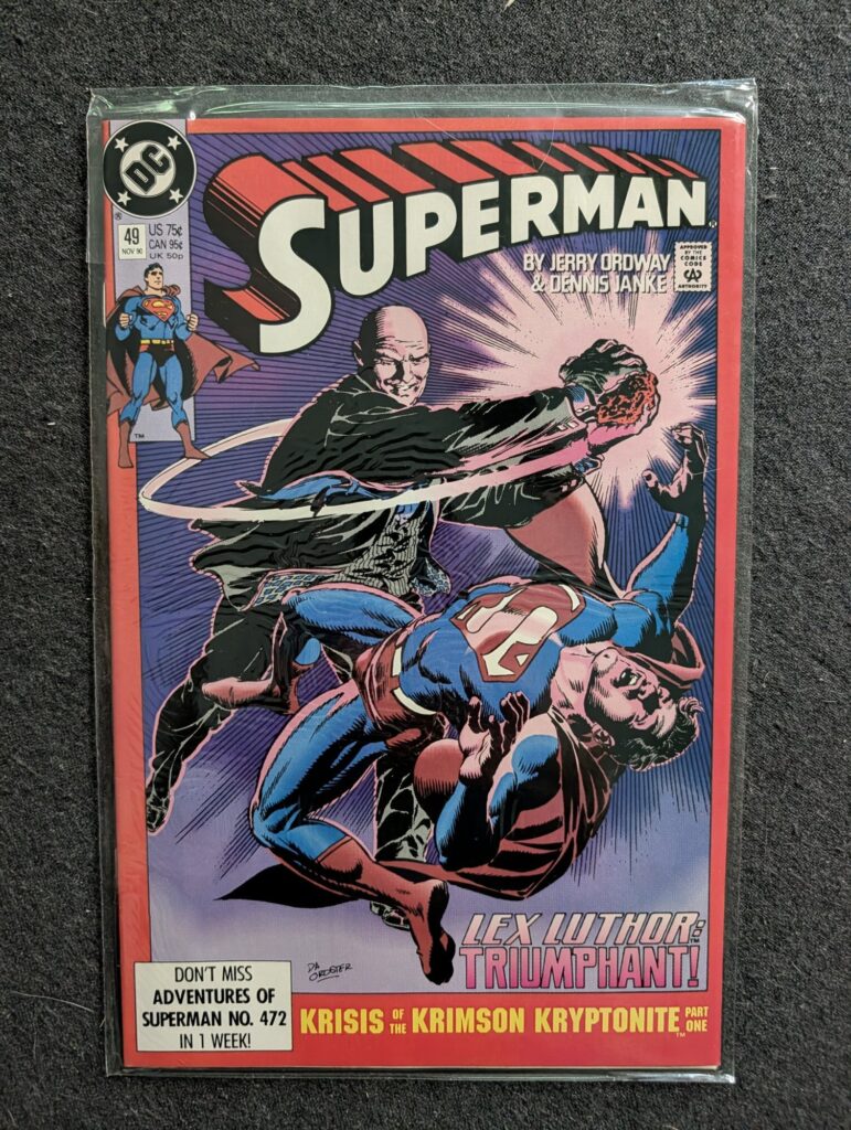 Superman #49 front cover