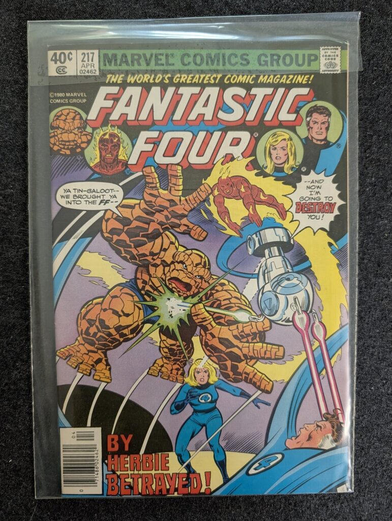 Fantastic Four #217 front cover