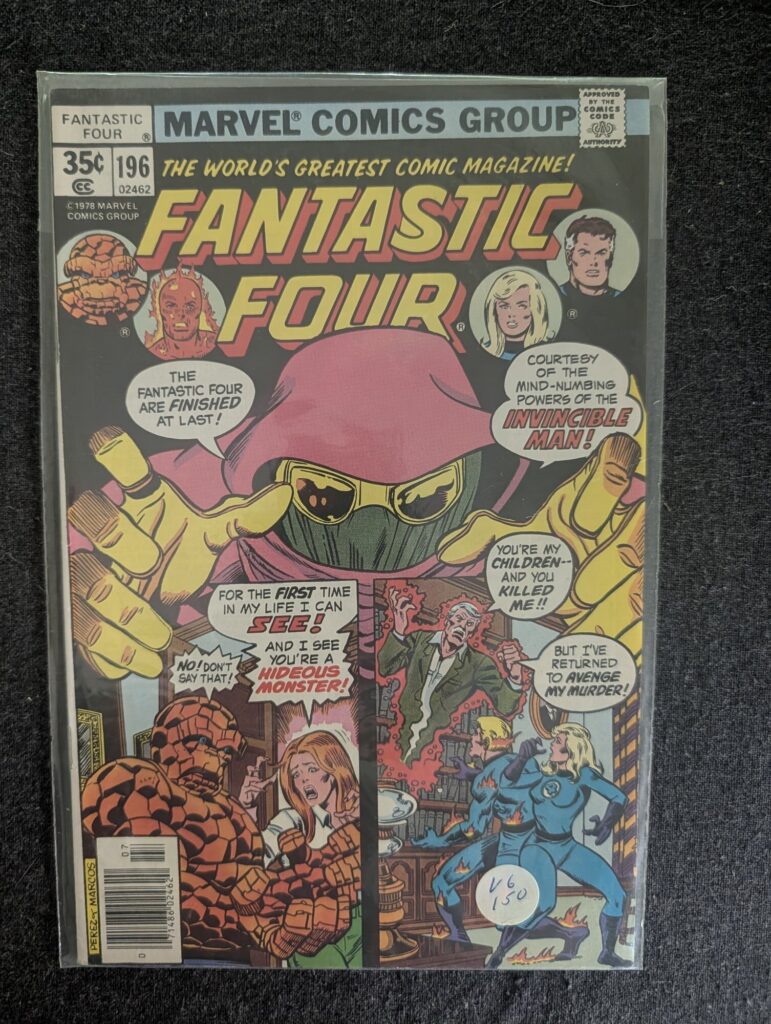 Fantastic Four #196 front cover