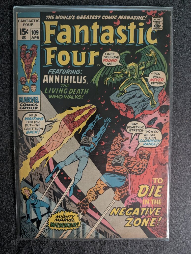 Fantastic Four #109 front cover