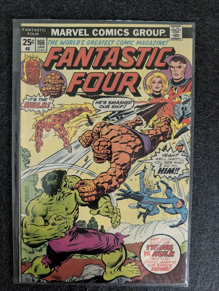 Fantastic Four #166 front cover