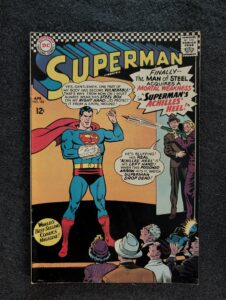 Superman #185 front cover