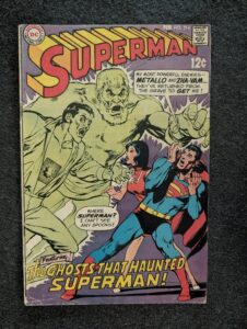 Superman #214 front cover