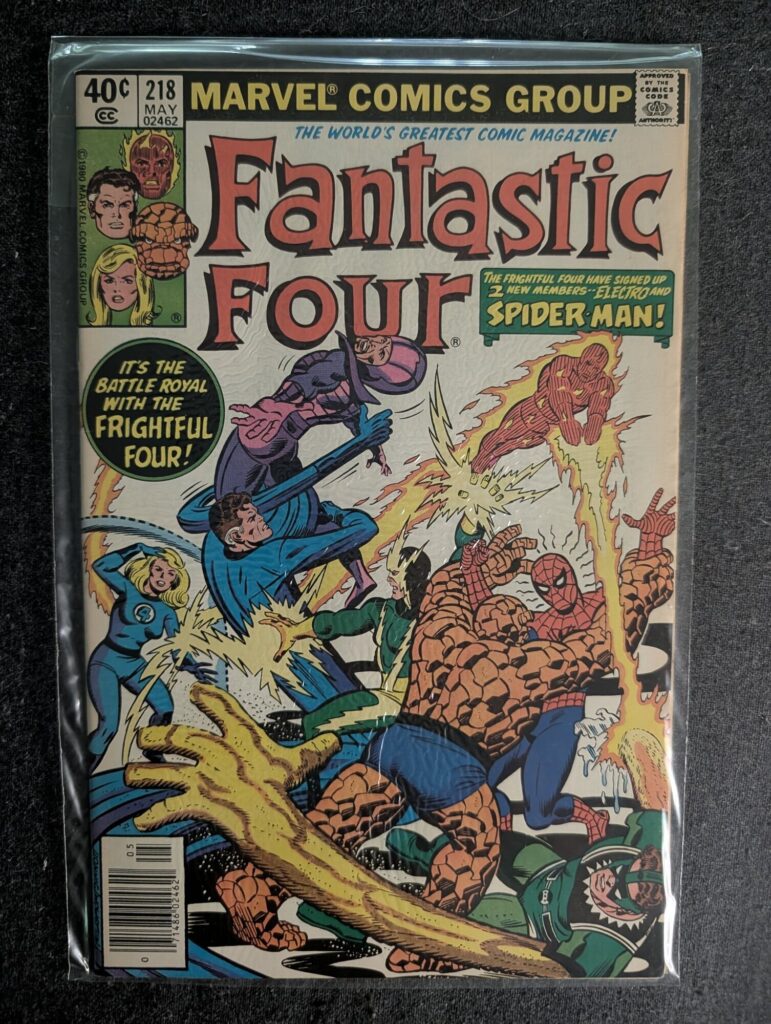 Fantastic Four #218 front cover