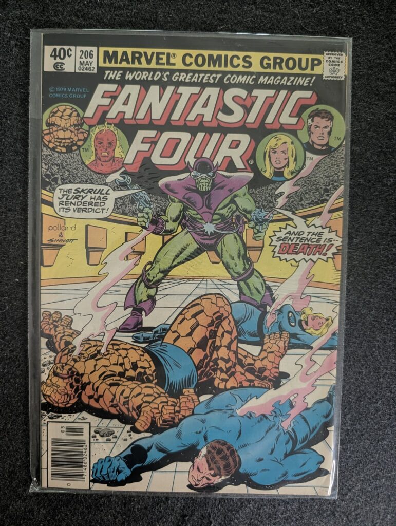 Fantastic Four #206 front cover