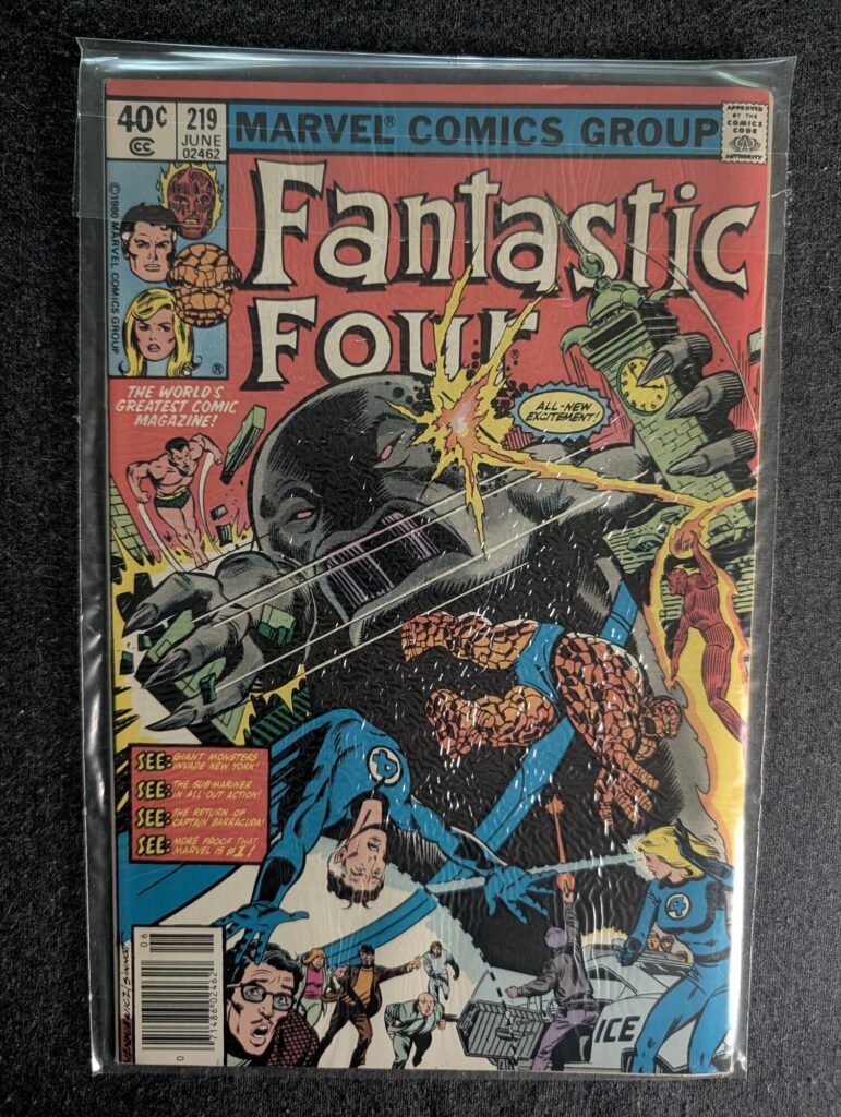 Fantastic Four #219 front cover