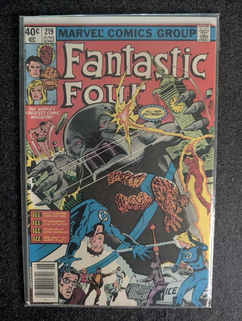 Fantastic Four #219 front cover