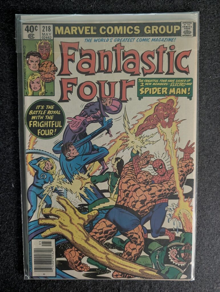 Fantastic Four #218 front cover