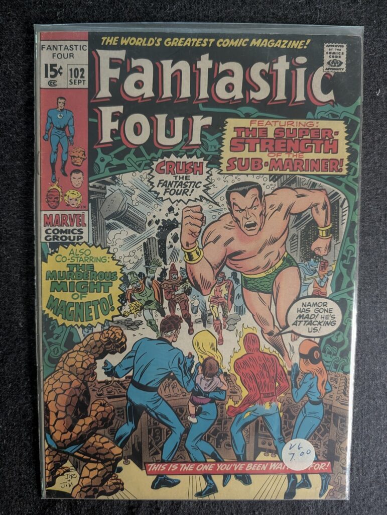 Fantastic Four #102 front cover