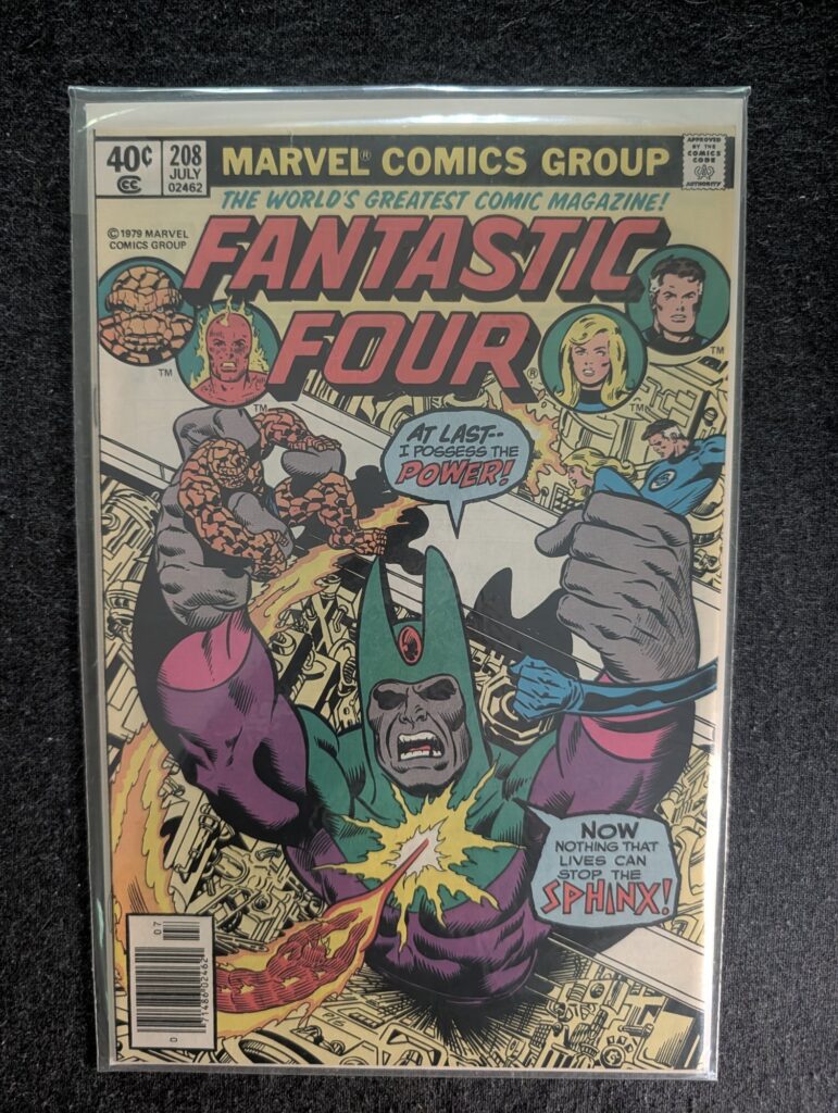 Fantastic Four #208 front cover