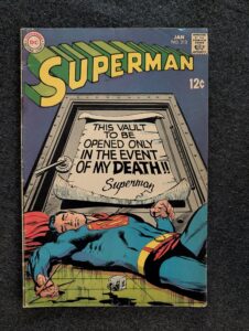 Superman #213 front cover