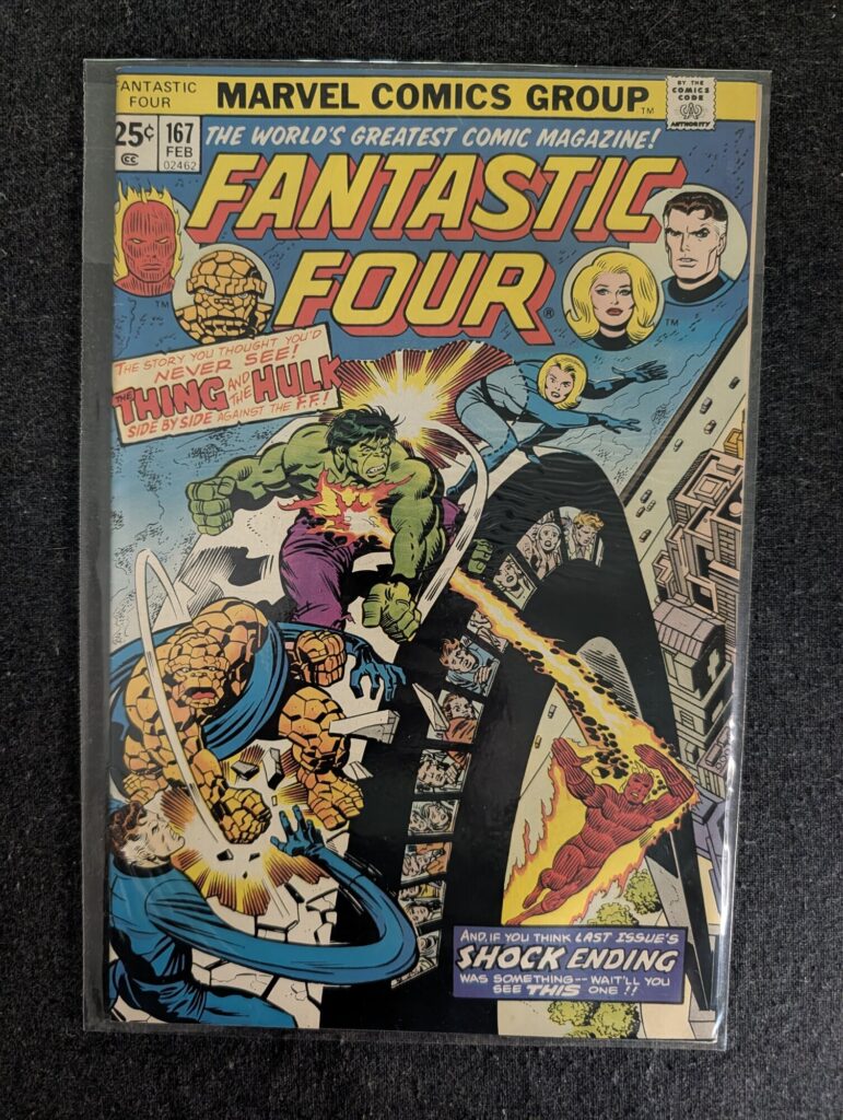 Fantastic Four #167 front cover