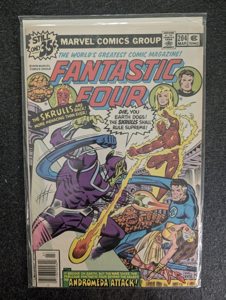 Fantastic Four #204 front cover