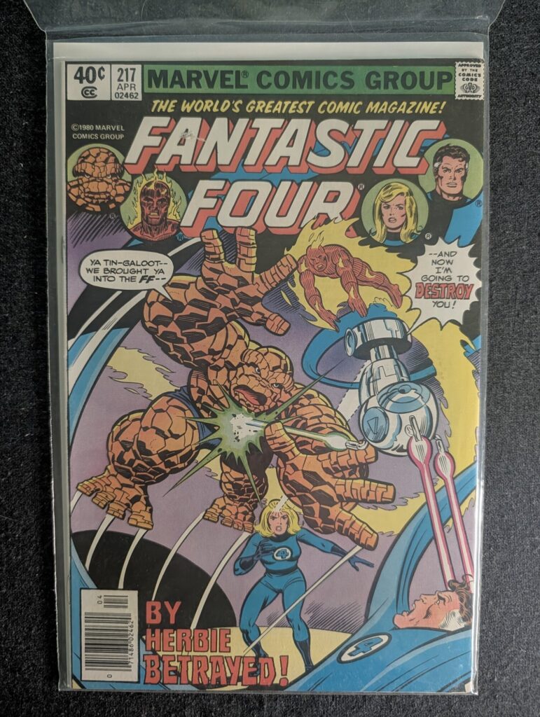 Fantastic Four #217 front cover