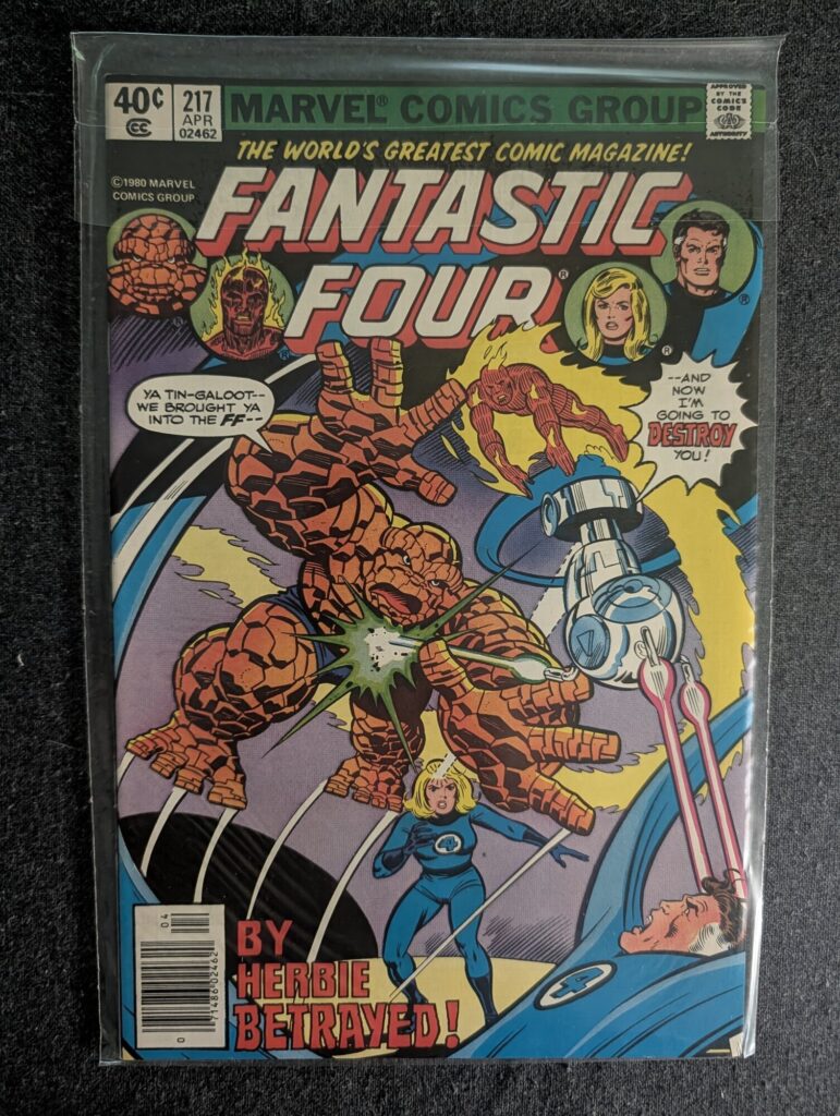 Fantastic Four #217 front cover