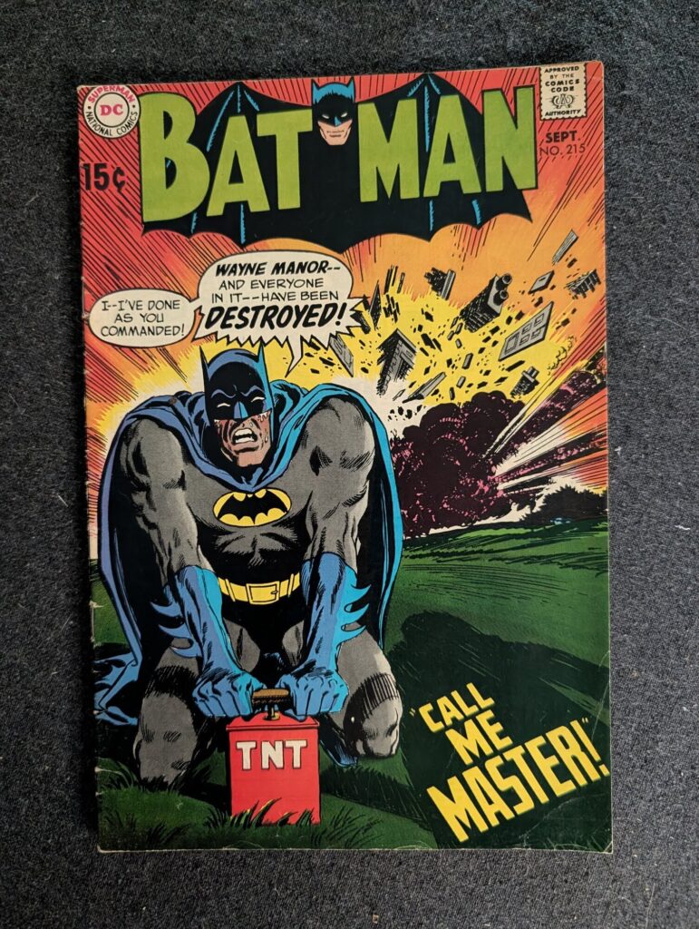 Batman #215 front cover