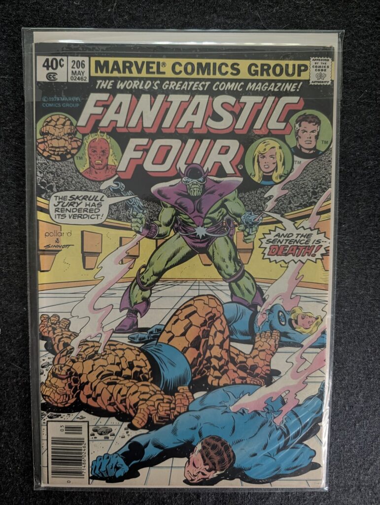 Fantastic Four #206 front cover
